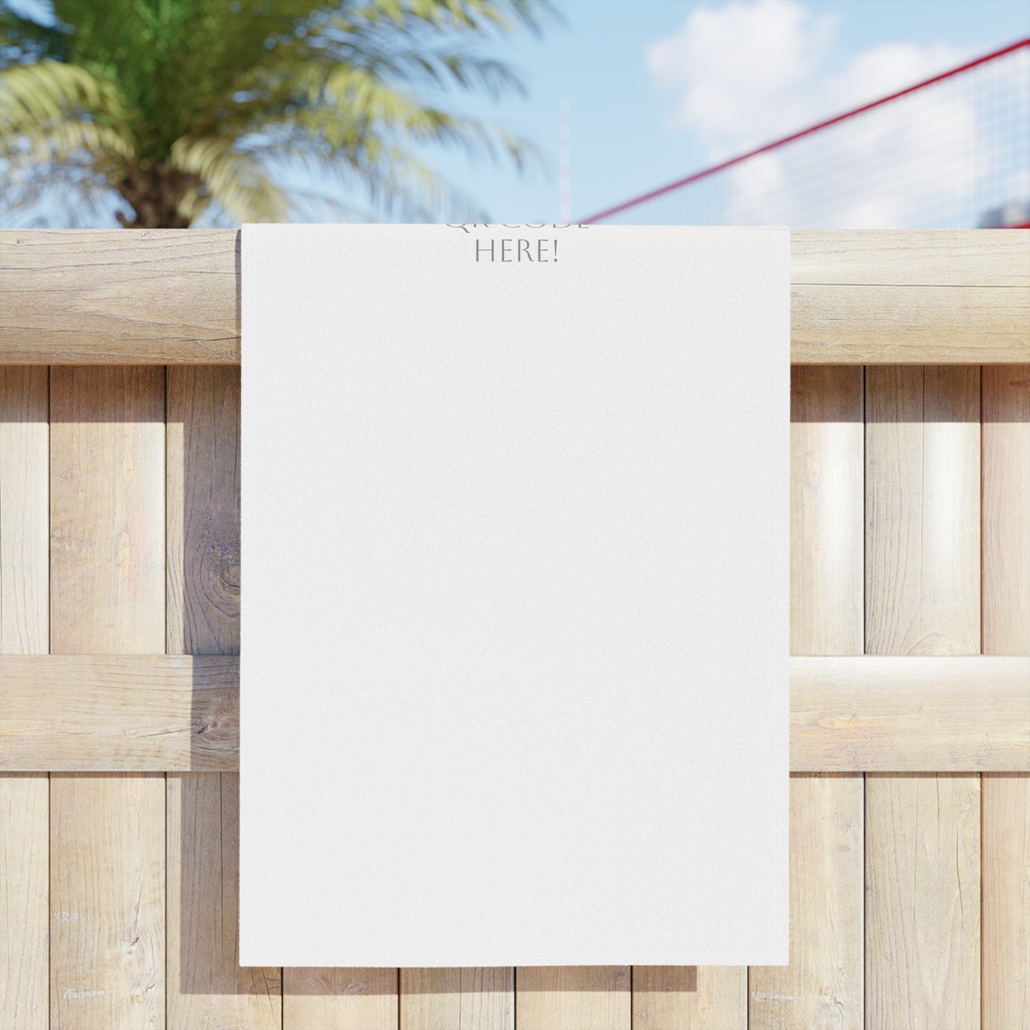 Beach Towels with Your QR Code!