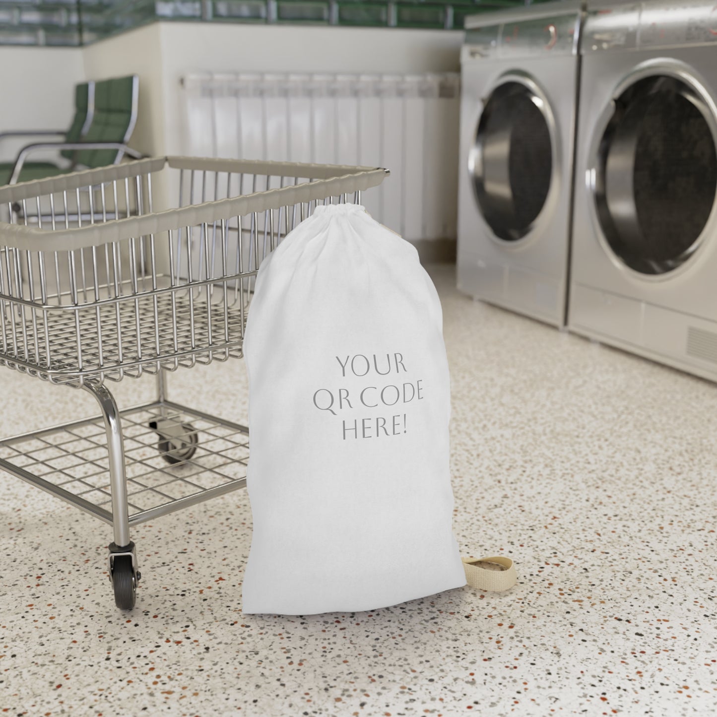 Laundry Bag with Custom QR Code