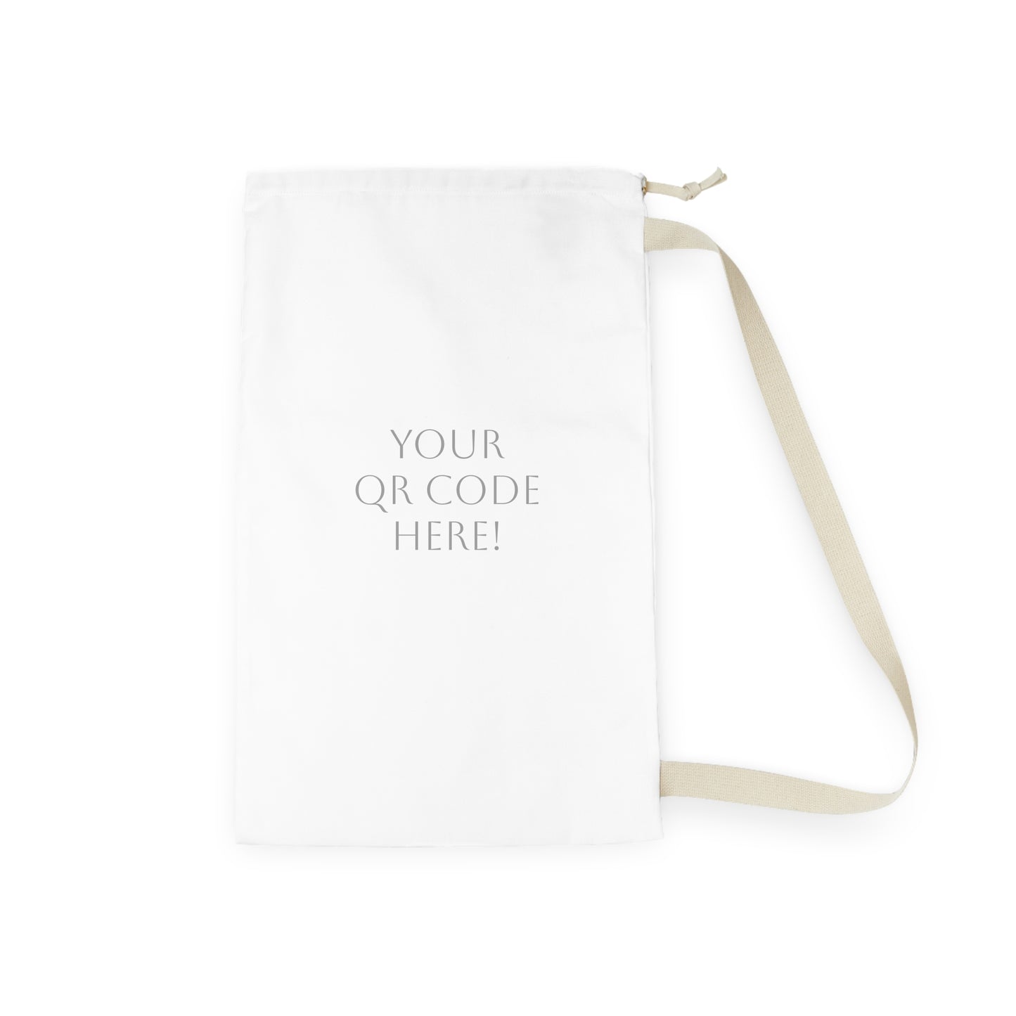 Laundry Bag with Custom QR Code