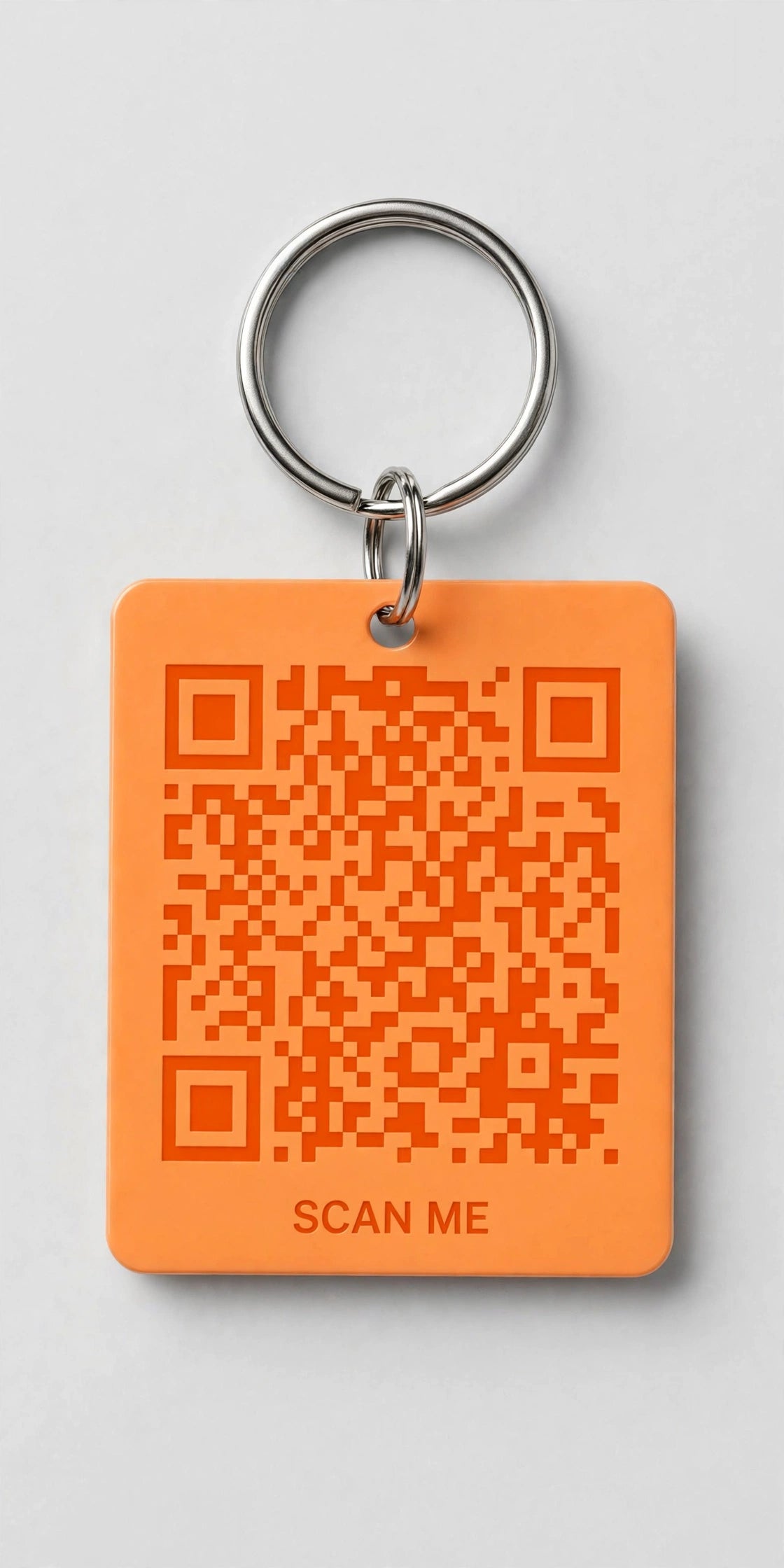 Keyring Tag with Your QR Code
